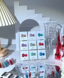 เลือกจมูกกีตา 9 สี 15ml ราคาถูกต้อง สีเจลแคทอายนกยูง (รหัสAKM)