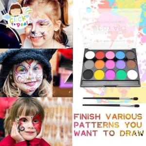 CTD Face Paint Face Painting Body Paint Makeup Water-Based Non-Toxic Cat Muka Cat Badan Air Tidak Beracun面部彩绘 人体彩绘 水性 无毒