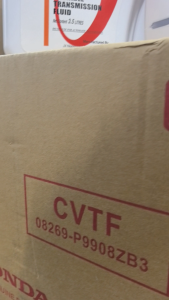 HONDA CVTF (3.5L) HONDA CONTINUOUSLY VARIABLE TRANSMISSION FLUID CVTF ( 08269-P9908ZB3 ) IMPORT THAI ผลิตในประเทศไทย