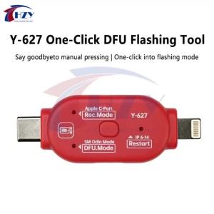 YCS Y-627 DFU Flashing Adapter One Key Enter DFU Recovery Mode for iPhone 6-14 Samsung Android Phone Repair Diagnostic Tool Kit