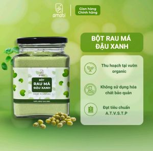 Combo 3 hũ Bột rau má đậu xanh Cao Cấp Amabi 1500g🌱Fresh Gotu Kola & Green Bean Powder - Thơm ngon tốt cho sức khỏe 🌱
