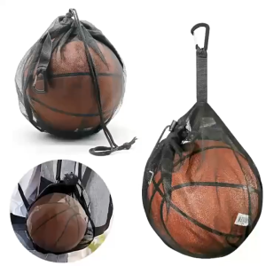 Multifunction Drawstring Ball Net Bag Single Sport Game Ball Carry Sling Bag