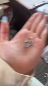 Bông Tai Hình Trái Tim Và Hình Tròn Mạ Bạc 925 Trang Sức Zircon Hình Học Pendientes