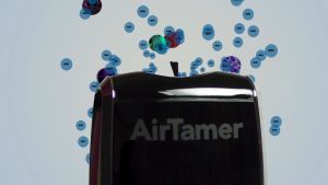 AirTamer A320 Black Advance Electrostatic Personal Air Purifier with FREE A302