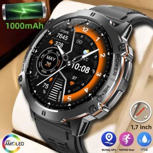 Đồng Hồ Thông Minh GUHUAVMI TANK X3 Dành Cho Nam Pin 1000mAh Theo Dõi Đường Đi GPS Gọi Bluetooth Chống Nước Màn Hình AMOLED 1.73 Inch Thể Thao Theo Dõi Sức Khỏe