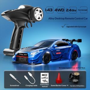 MN MODEL | New 1:43 Remote Control Car Rc Drift Alloy Remote  High Speed Remote Racing Entry Level Racing Boy Drift 4wd Remote Control Car