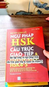 Sách - Bài tập ngữ pháp HSK cấu trúc giao tiếp & luyện viết HSK4-5 + Phân tích đáp án các bài luyện dịch Tiếng Trung