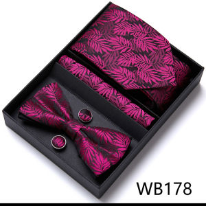 Luxury Gift Set Mens Tie Set Suitable for Valentines Day Christmas Business Work and Wedding Banquets