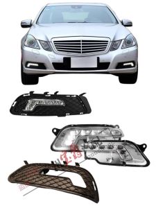 Mercedes-Benz W212 W207 E200 E260 E300 E350 Daytime Running Lights Fog Lights LED Lamp Assembly Auto Parts Accessories