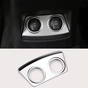 Kia Sportage 4 QL Bật Lửa Thuốc Lá Cổng USB Viền Bao Da Phía Sau Lỗ Thông Khí Viền Tặng Kèm Viền Đúc Nhựa ABS Cho 2016-2021 Mẫu
