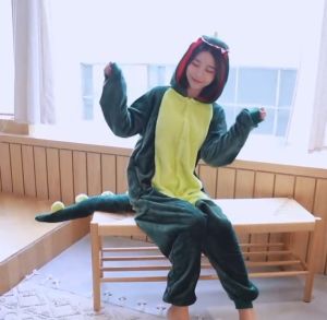 การ์ตูนอะนิเมะ One Piece ไดโนเสาร์ชูดนอนผู้ใหญ่สัตว์ชายคู่ฤดูใบไม้ผลิและฤดูใบไม้ร่วงฤดูหนาวผู้หญิงน่ารักคู่ Pikachu