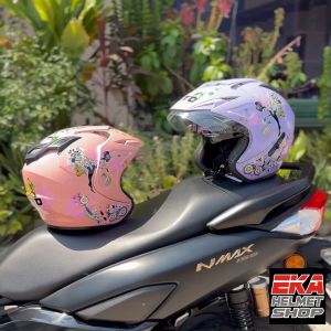 Helm Dewasa Impressive - Pixie - Double Visor SNI Half Face