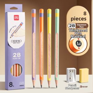 deli | Safety Non-Toxic Grip Training Pencil Primary School Special