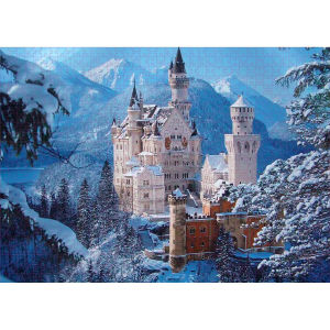 1000 Pieces Schwanstein Castle Jigsaw Puzzle Home Decor Adults Puzzle Games Family Fun Floor Puzzles Educational Toys