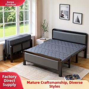 Portable Four-Fold Folding Bed