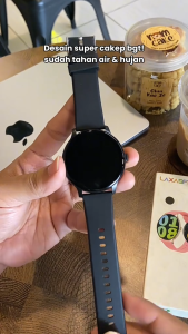 TIMEVER GTR — Smartwatch Original dengan fitur panggilan Bluetooth layar sentuh penuh cocok untuk pria dan wanita. Dilengkapi fungsi olahraga dan kebugaran pemantau detak jantung tekanan darah serta tahan air dengan sertifikasi IP67.