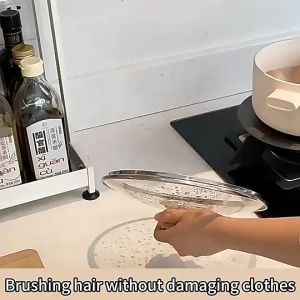 Pot Lid Storage Rack Kitchen Counter Cooking Pot Lid Holder Lid Spoon Rest Ladle Spatula Stove Top Utensil Rest Countertop Multifunction Gadget Rack Household Lid Rack Pot Rest Rack Table Pot Lid Rack White Spoon Plastic Necessity