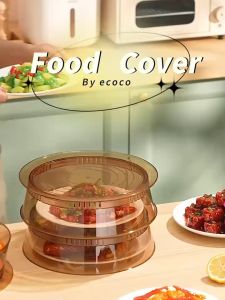 Ecoco Household Food Cover Free-combination Food Warm Keeper Dust-proof 2 Switching Modes E2374