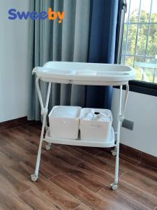 Baby Diaper Changing Table Infant Diaper Changing Table Pottty Change Tables Baby Home Bath Folding Mobile尿布台