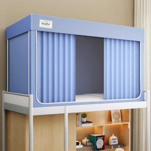 Student Dormitory Bed Curtain Integrated Mosquito Net