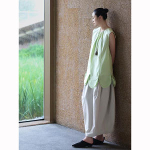 BOGUDU | Summer Casual Outfit Set Petal Top Lantern Skirt