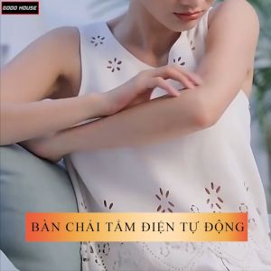 Bàn chải tắm điện tự động Cây tắm chà lưng massage toàn thân gồm 5 đầu xoay cao cấp làm sạch sâu và loại trừ các tế bào chết bụi bẩn trên da Bảo hành 2 năm lỗi 1 đổi 1 trong 7 ngày