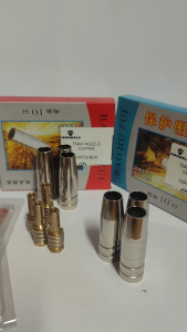 MB15 MIG Torch Parts 26/30/50PCS Value Combo Set!! - Contact Tip 0.8/1.0 Gas Nozzle Tip Holder Copper
