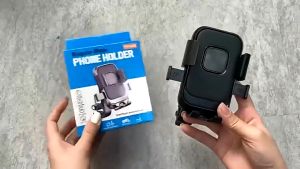 Durable Motorcycle Cellphone Holder 360 Degree Rotation Universal Ride Phone Stand Navigation Stable Bike Bracket Handlebar Mirror Tricycle Phone Mount One Touch Automatically Lock Cycling Supplies