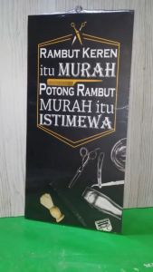 Hiasan Dinding Pajangan Barber Shop Barbershop
