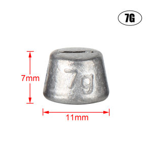Spinpoler Fishing Weights Sinkers For Stinger Rig 5g 7g 10g 15g 20g River Sea Freshwater Saltwater For Bass Catfish Bluefish
