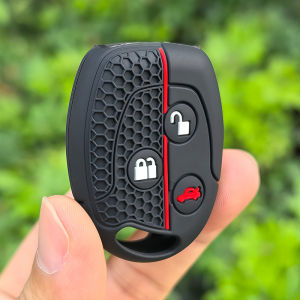 Silicone 3 Button Remote Car Key Shell For Ford Mondeo Focus 2 3 Festiva Fiesta Transit Key Remote Case With Keychain