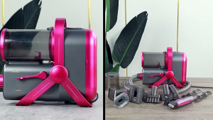 Dog Grooming Vacuum Dog deshedding Vacuum Brush with 8 Pet Grooming Tools for pet Home Cleaning