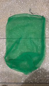 60Cm Underwater Fishing Net Fishing Supplies Nylon Fishing Net Bag Diving Fish Bag Green Mesh Bag