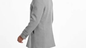 Áo Khoác Măng Tô Nam Mùa Đông Có Vai Đệm Kiểu Dáng Công Sở Lịch Sự Chất Liệu Polyester Nhẹ Tiện Lợi Cho Người Đi Làm.
