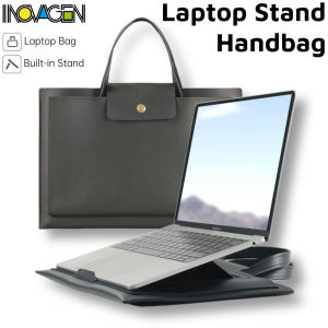 INOVAGEN Laptop Hand Bag with Stand function for 13-16inch LaptopMac-bookLaptop Stand SupportLarge Capacity Accessory StorageAnti Scratch Waterproof Laptop Cover Bag