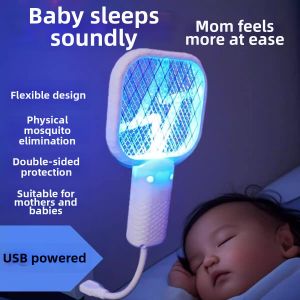 TIANZHENTONGXIU | Portable Indoor Outdoor Dual-purpose Mosquito and Fly Killer 2-in-1