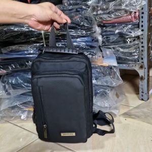 Polo Land Crossbody Bag Multifungsi Casual Hitam Oxford Cloth Import