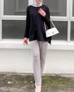 lokal_made Seluar Casual wanita Jahitan kemas