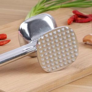 Aluminium Double Sided Meat Hammer Meat Tenderizer Steak Hammer Tukul Daging