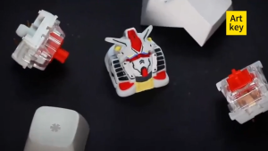 Art key artisan keycap Gundam keycap Hand made Resin keycap mechanical keyboard keycap personalized keycap customized keycap