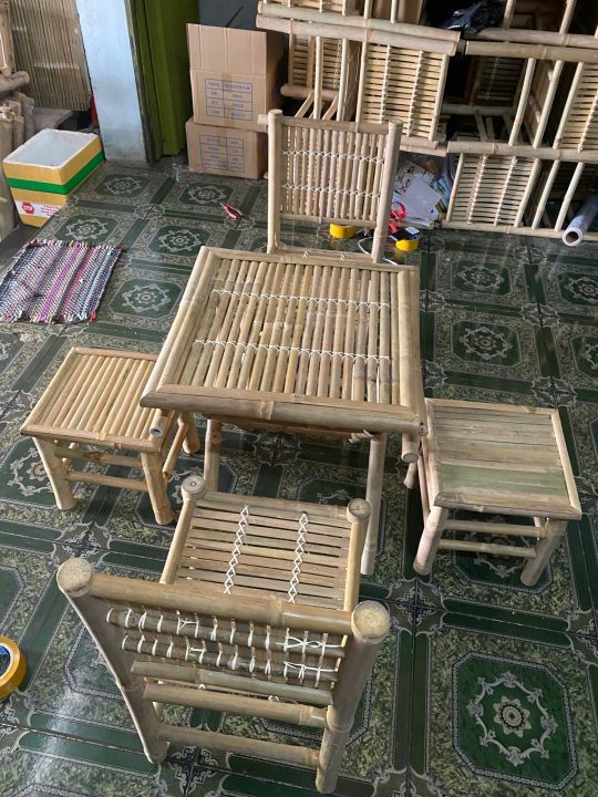 Bộ bàn ghế tre cà phê bún đậu🧧🧧🧧🧧🧧 | Lazada.vn