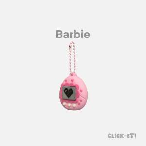 CLICK-ET! Tamagotchi Clicker Keychain by Slycelab 3D Printed Cute Fidget Toy for Stress Relief