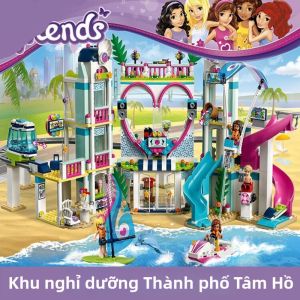 Lele Brother | Đồ Chơi Xây Dựng Tòa Nhà Lớn Khu Nghỉ Dưỡng Friendship City