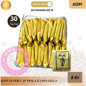 Kopi Piala Super 30 Sachet Tanpa Gula Kopi Legend Khas Kota Bogor 8 Gr 30 Sachet