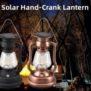 CHELINI | Solar Hand Crank Camping Light Ultra Long Lasting Hanging