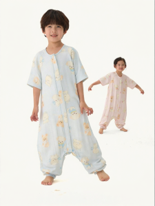 Q21 | All Seasons Silk Gauze Baby Sleeping Bag Split Leg