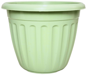 กระถาง กระถางต้นไม้ มินิมอล โรมัน+จาน ขนาด 6 นิ้ว สีดำ สีขาว สีเทา สีอิฐ Bundle 5 ใบ ชิ้น อัน