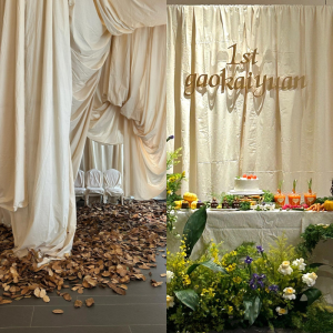 Korean French Vintage Cream Style Baby Birthday Party Wedding Photography Studio Background Curtain Festive Decorative Fabric