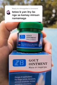 Gout Ointment Cream Gout Cause Joint Knee Pain Toe PainKiller Finger Bone Spur Health Treatment