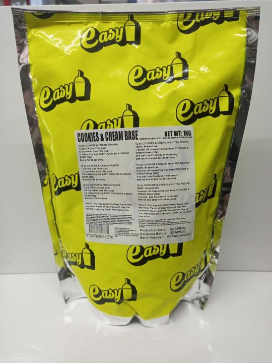 Easy Brand Cookies & Cream Base 1kg Easy Brand Ph Milktea Cookies And